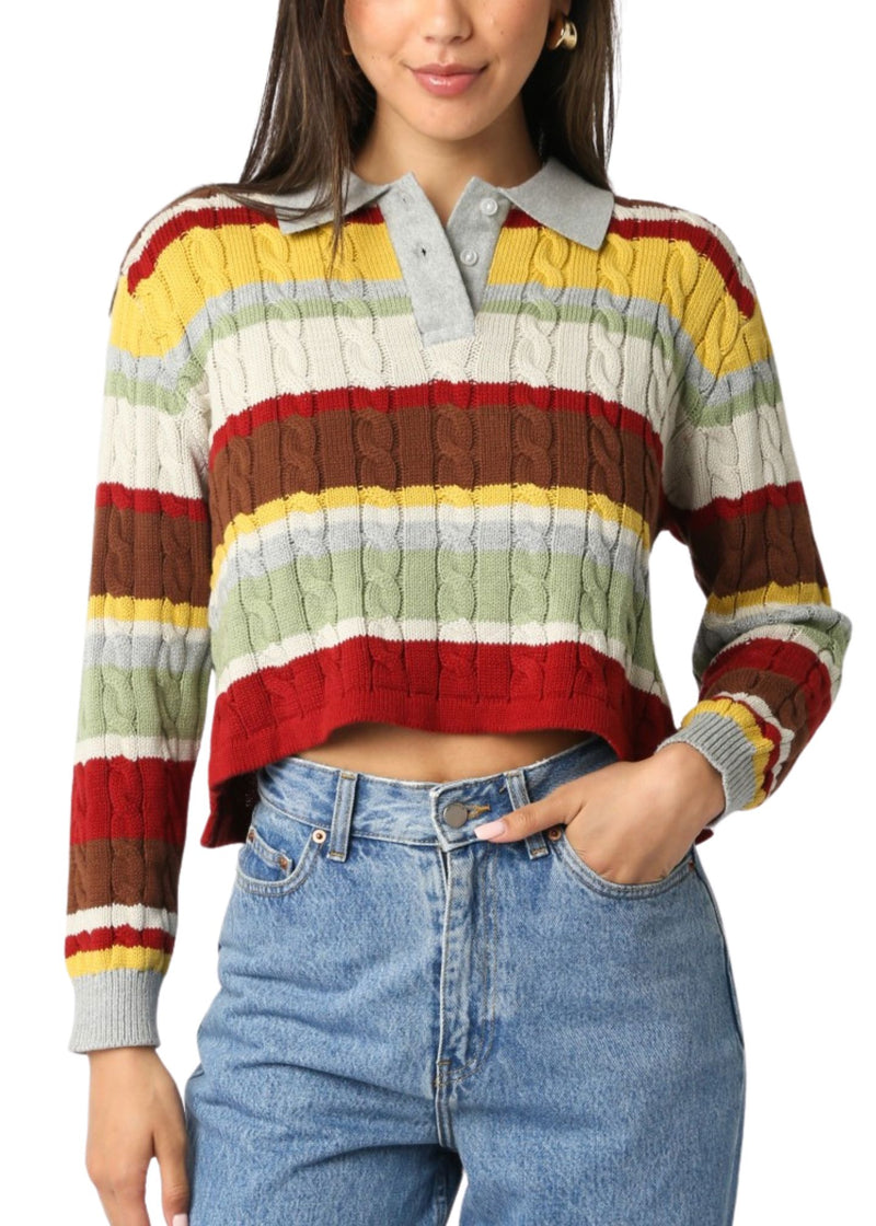 Verona Cable Knit Sweater-Sweaters-Uniquities