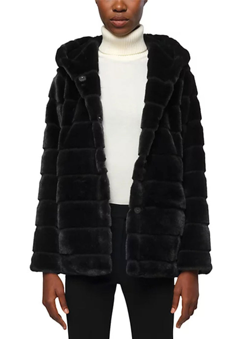 Goldy Hooded Coat-Jackets-Uniquities