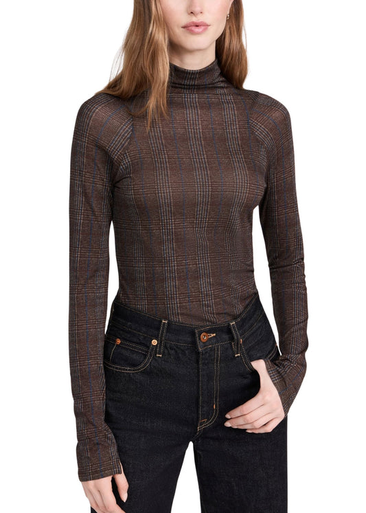 Shaw Paneled Long Sleeve Tee-Tops/Blouses-Uniquities