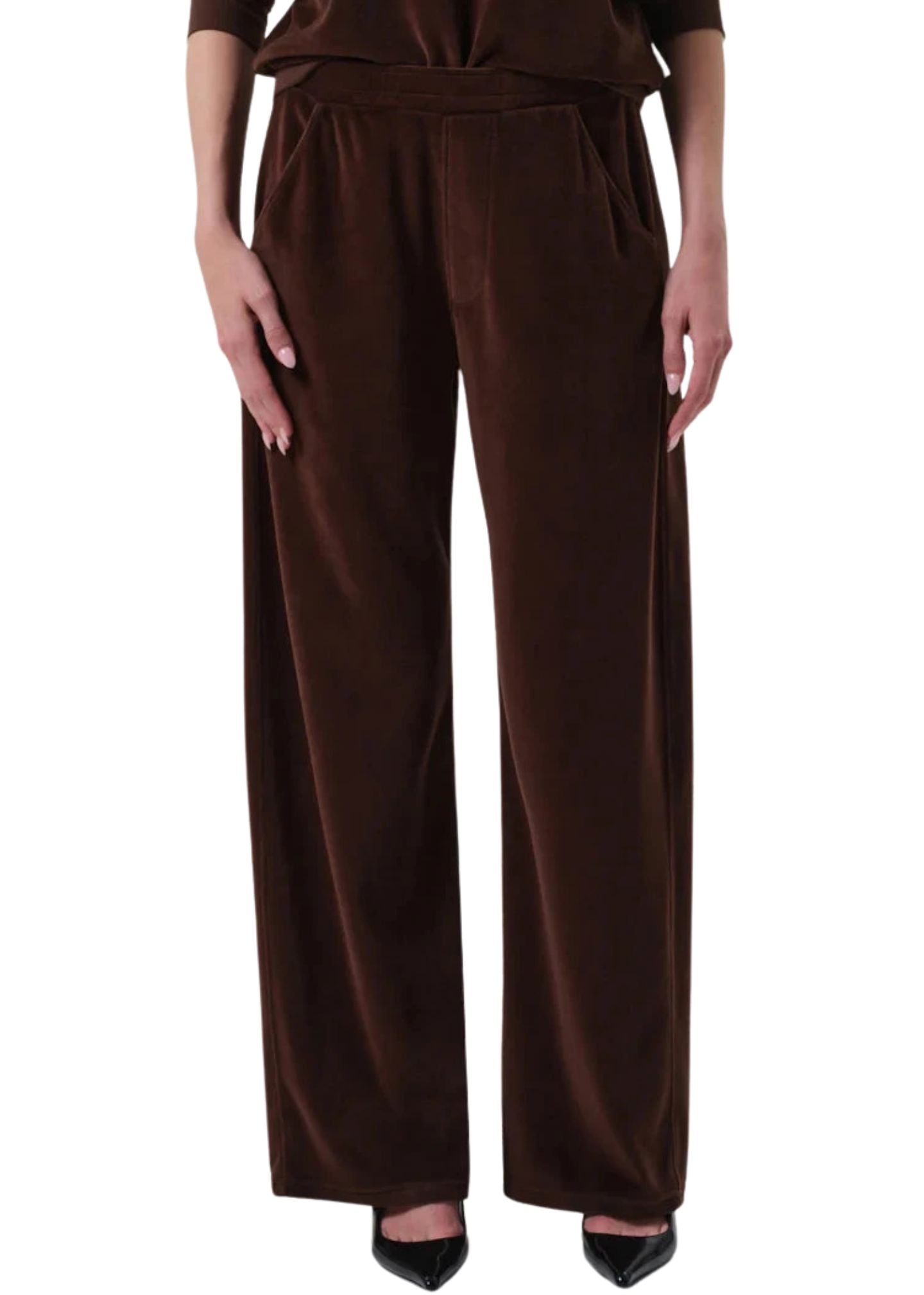 Brynn Drawstring Pant Velour-Bottoms-Uniquities