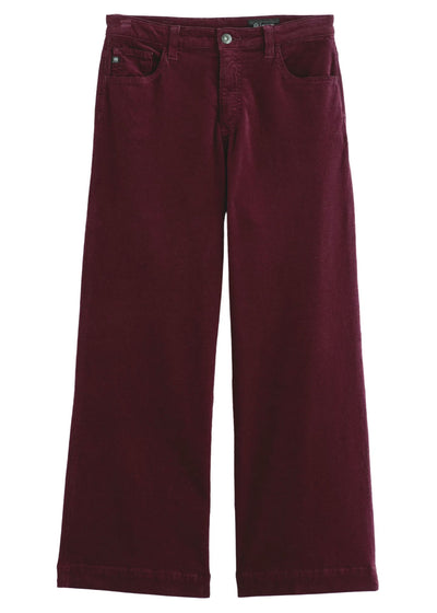 Saige Wide Leg Crop Corduroy Jeans-Denim-Uniquities