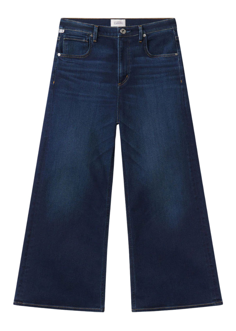 Lyra Wide Leg Crop Jeans in Dakota-Denim-Uniquities