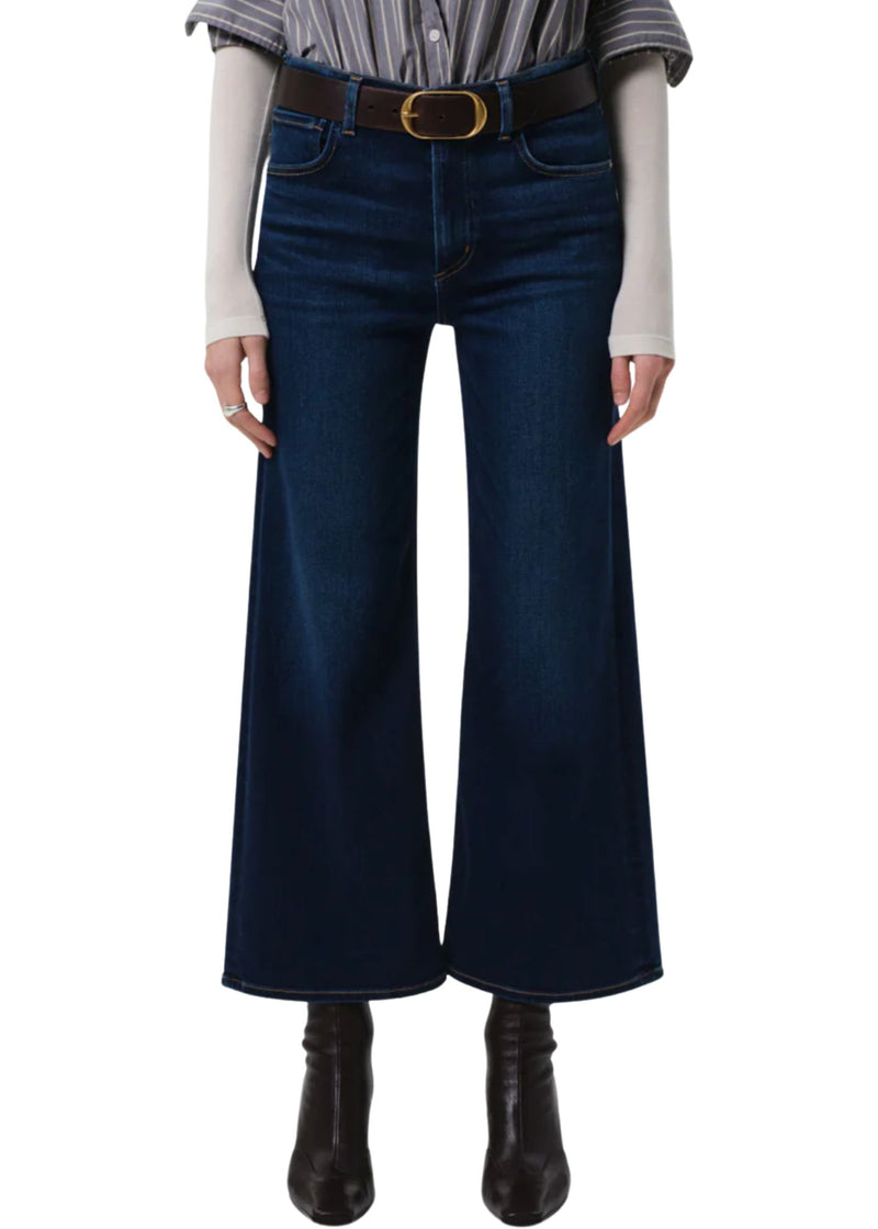 Lyra Wide Leg Crop Jeans in Dakota-Denim-Uniquities