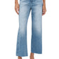 Saige Wide Leg Crop Jeans With Panel-Denim-Uniquities