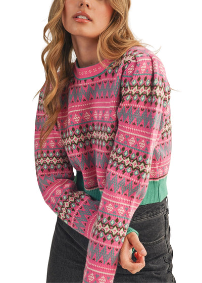 Emma Cropped Sweater-Sweaters-Uniquities