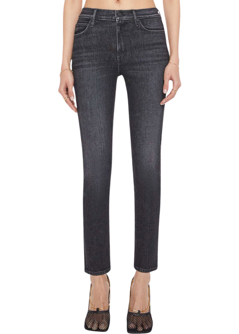 The Mid Rise Dazzler Flood Jeans in Keep it Sharp-Denim-Uniquities