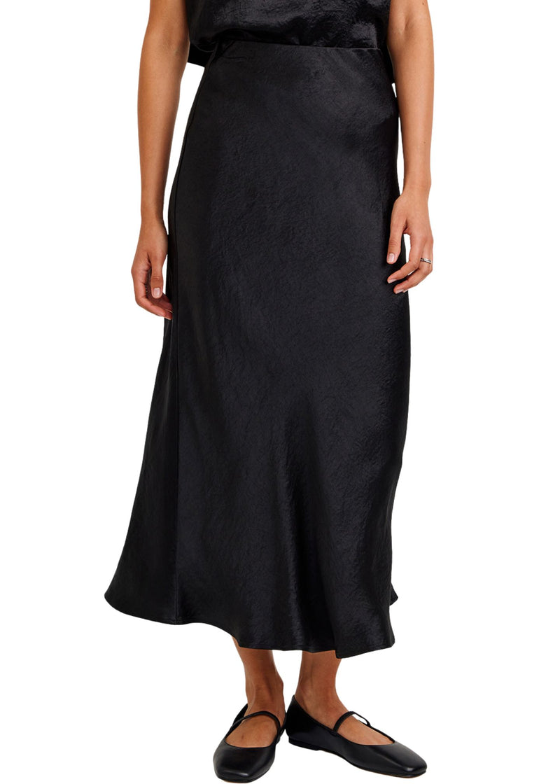 Sleek Bias Maxi Skirt-Bottoms-Uniquities