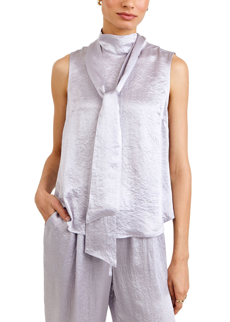 Scarf Neck Blouse-Tops/Blouses-Uniquities