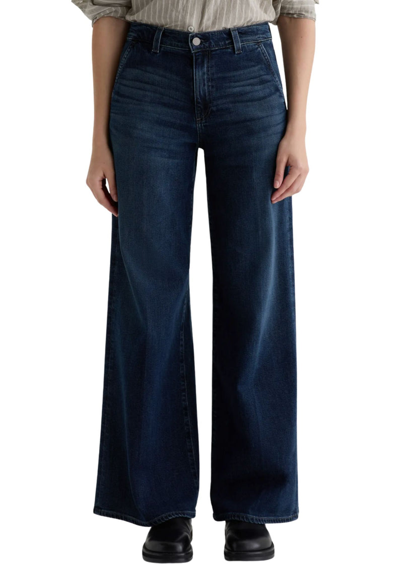 Stella Low Slung Palazzo Jeans-Denim-Uniquities