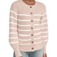 Josie Structured Stripe Cardi-Sweaters-Uniquities