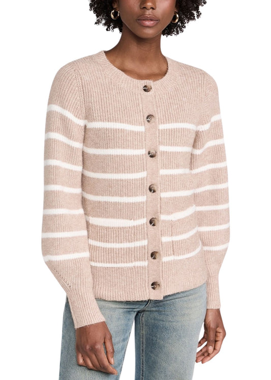 Josie Structured Stripe Cardi-Sweaters-Uniquities