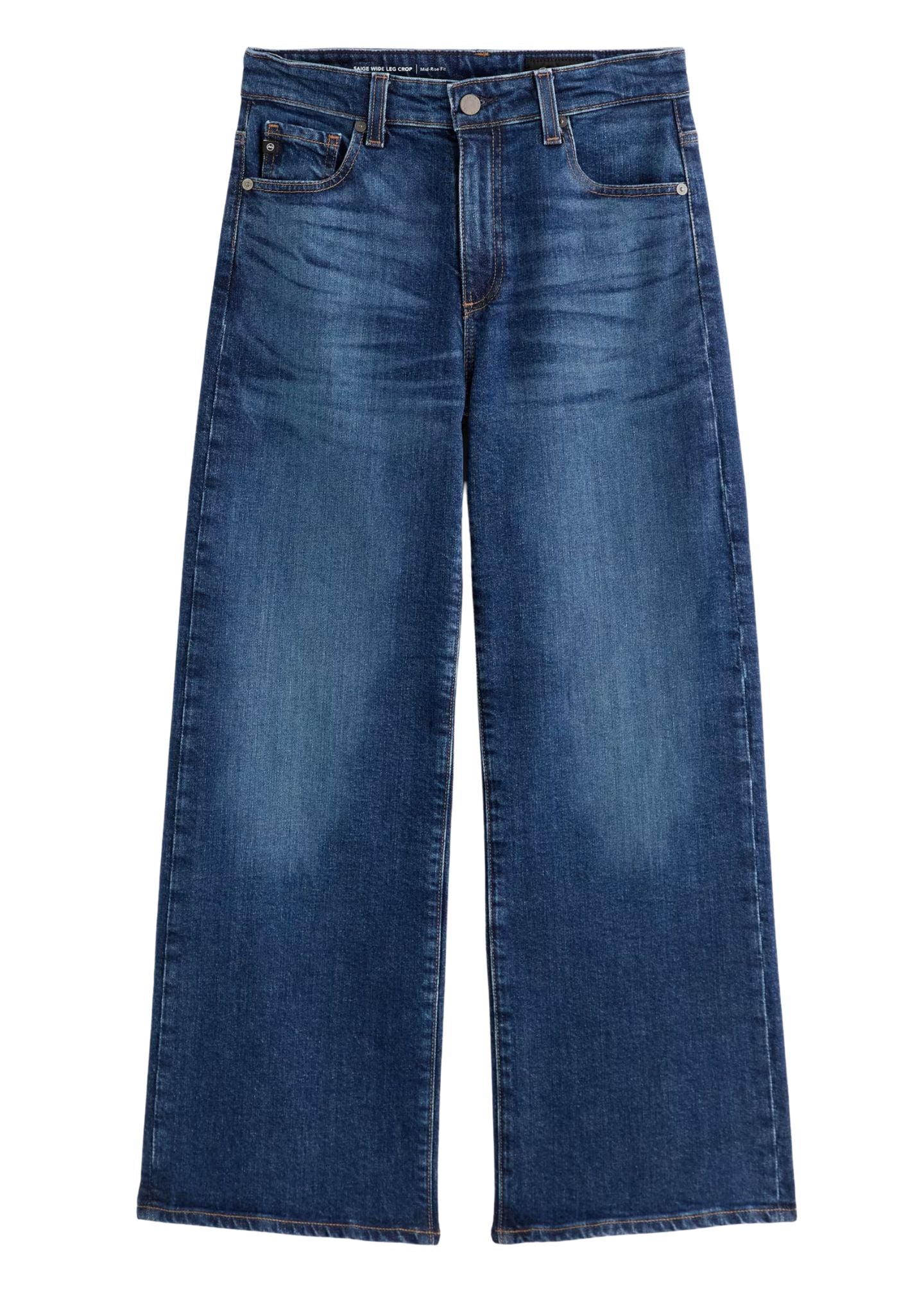 Saige Wide Leg Crop Jeans in Veiled-Denim-Uniquities