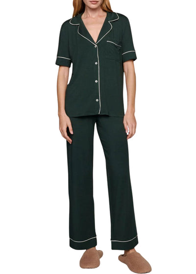 Gisele Short Sleeve + Pant PJ Set-Lounge-Uniquities