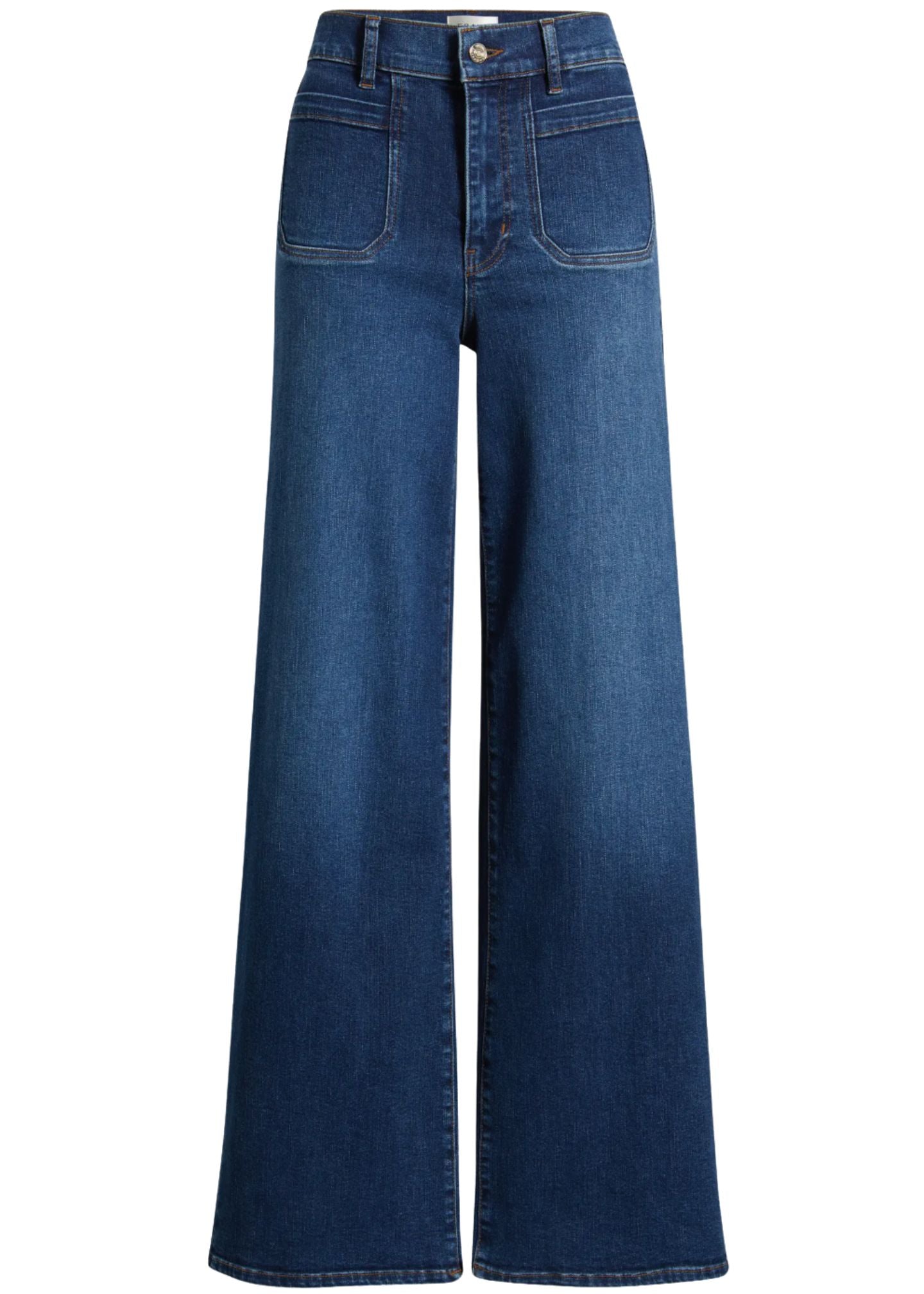 Le Slim Palazzo Modernist Pocket Jeans-Denim-Uniquities