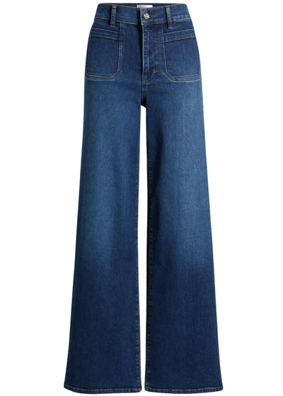 Le Slim Palazzo Modernist Pocket Jeans-Denim-Uniquities