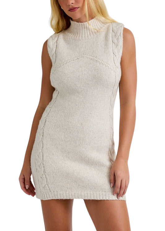 Kali Mini Sweater Dress-Dresses-Uniquities