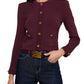 Patsy Crop Crew Cardi-Jackets-Uniquities