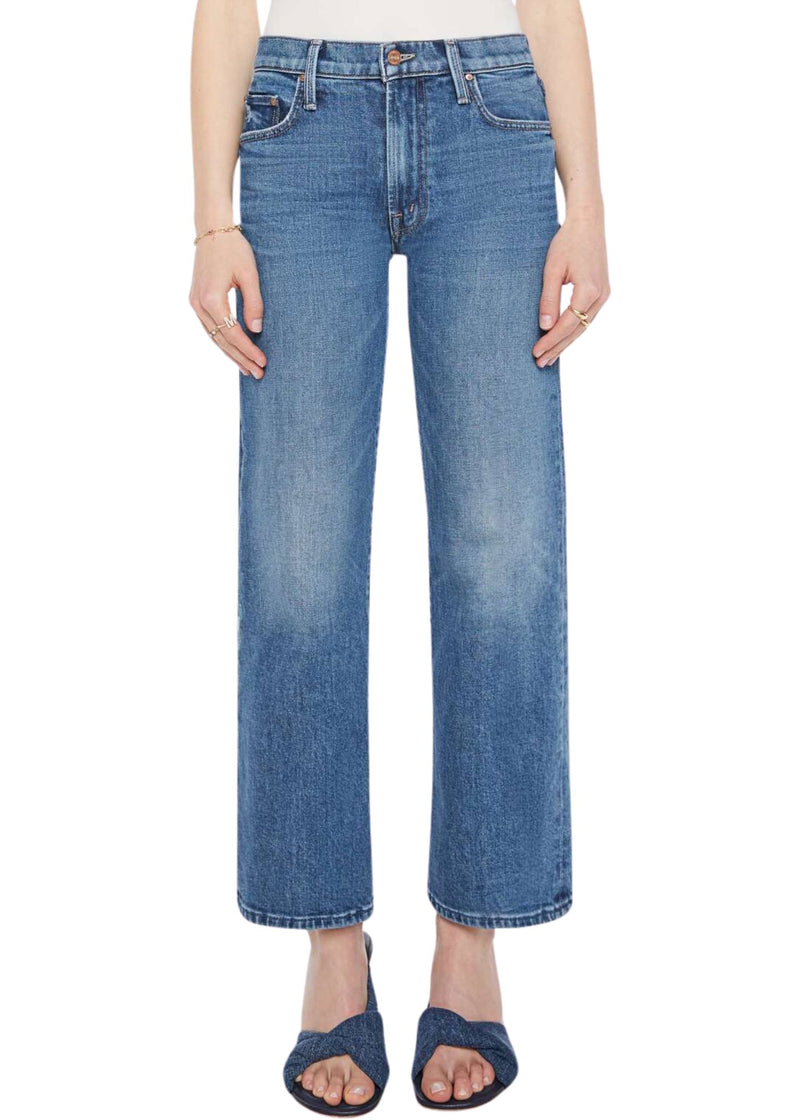 The Mid Rise Rambler Zip Ankle Jeans-Denim-Uniquities