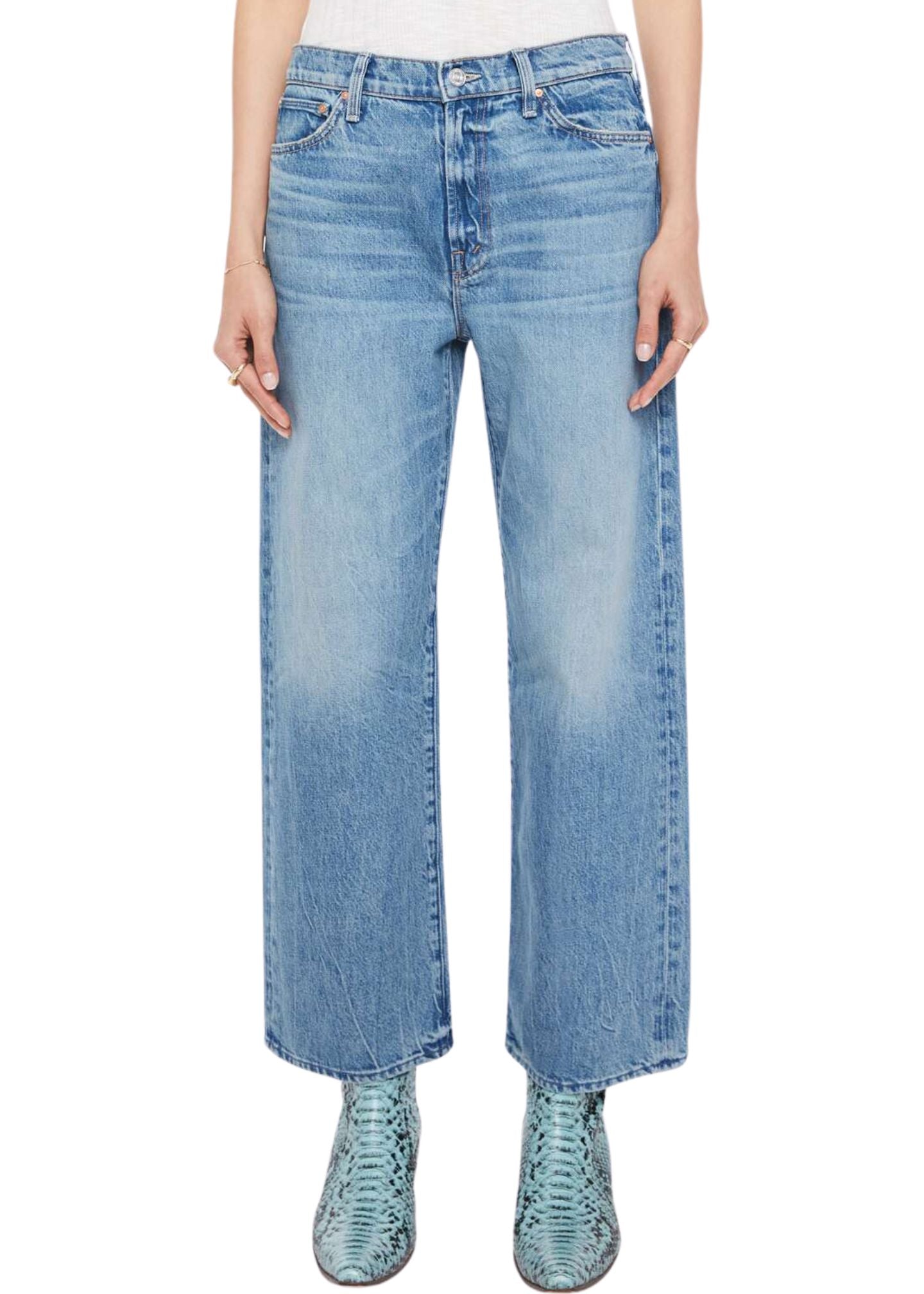 The Dodger Flood Jeans in Folk Star-Denim-Uniquities