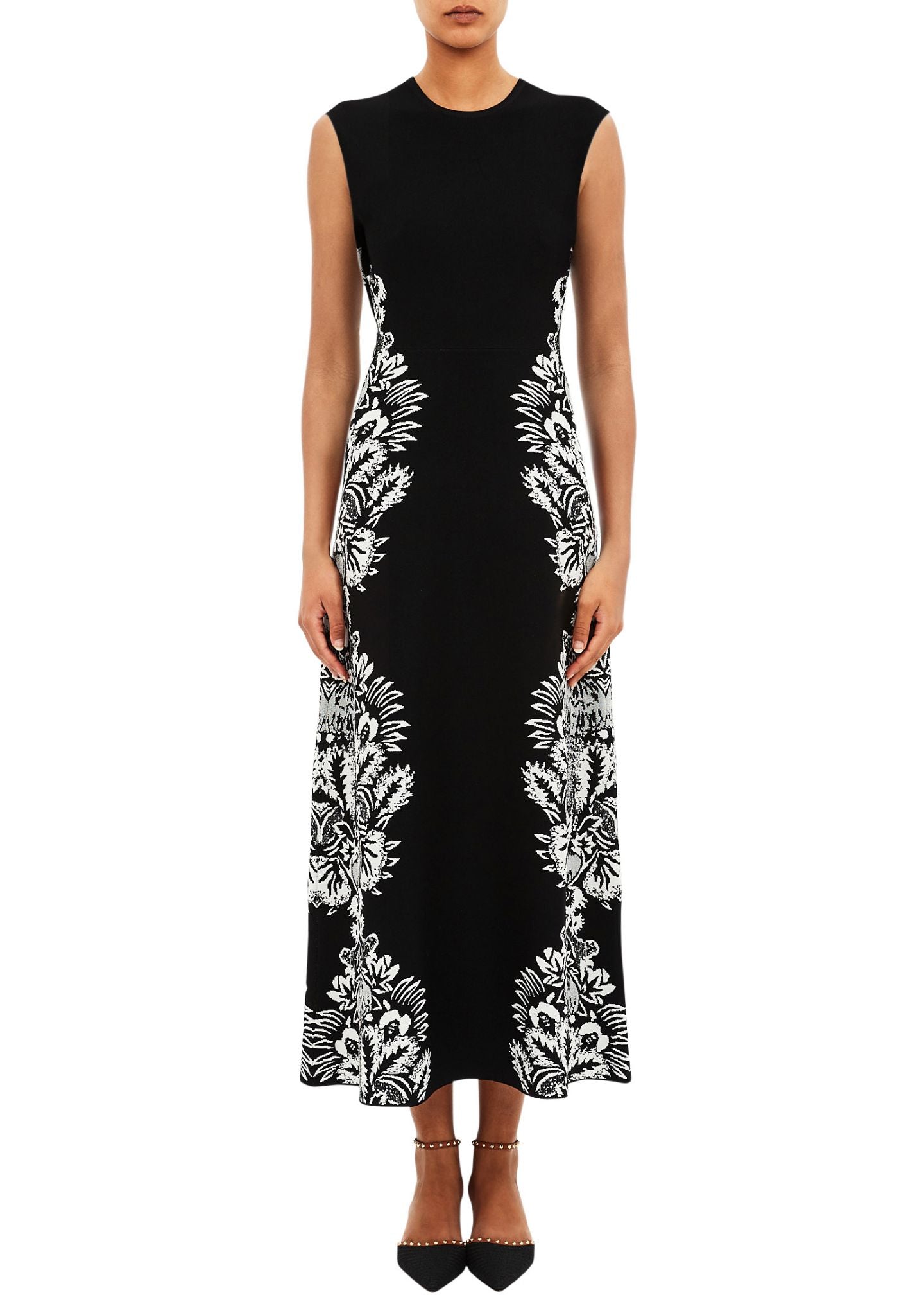 Liana Printed Knit Dress-Dresses-Uniquities