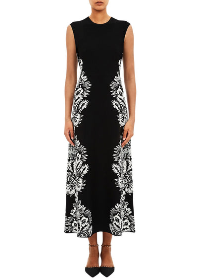 Liana Printed Knit Dress-Dresses-Uniquities