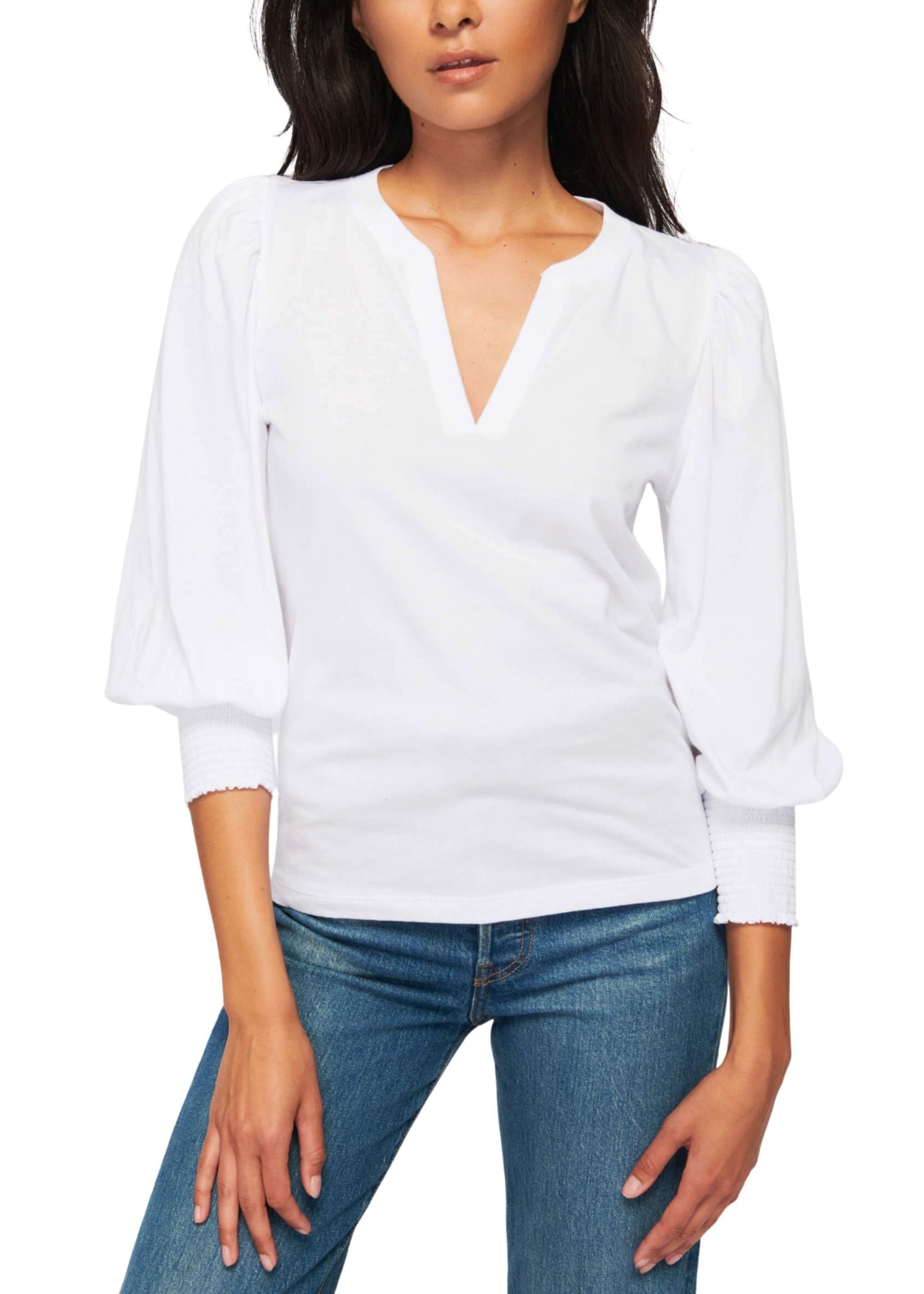 Flora Peasant Tee-Tops/Blouses-Uniquities