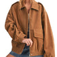 Jaelyn Suede Jacket-Jackets-Uniquities