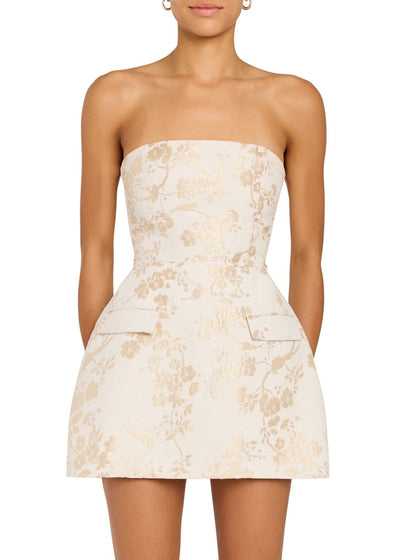 Bethany Strapless Romper-Dresses-Uniquities