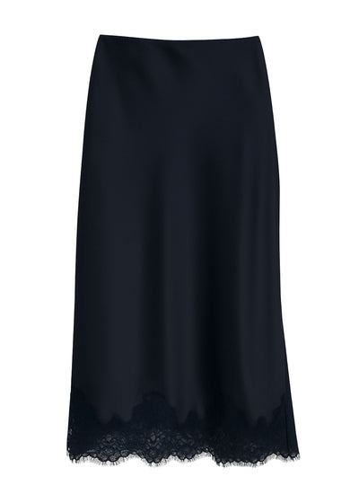 Lea Lace Hem Skirt-Bottoms-Uniquities