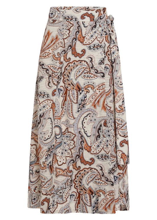 Estine Wrap Skirt-Bottoms-Uniquities