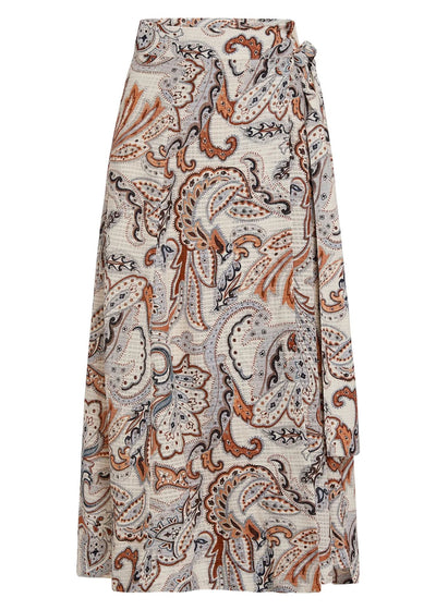 Estine Wrap Skirt-Bottoms-Uniquities