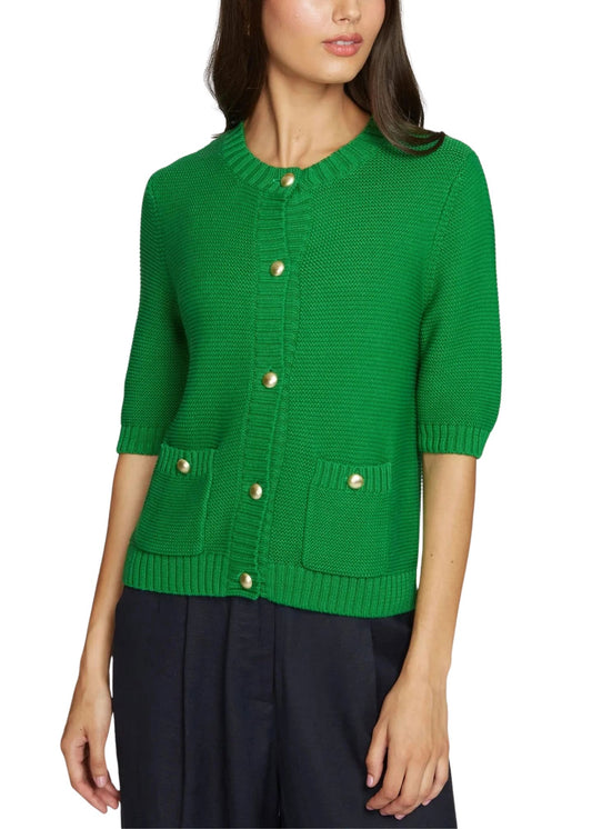 Button Front Elbow Sleeve Jacket-Jackets-Uniquities