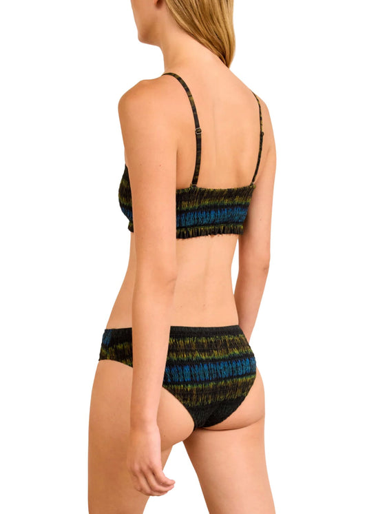 Marseille Smocked Bikini Bottom-Swimwear-Uniquities