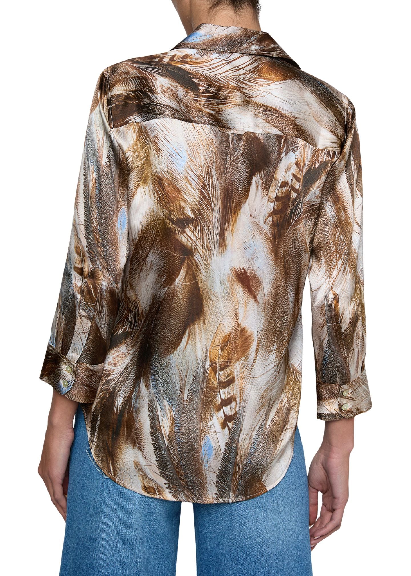 Dani 3/4 Sleeve Blouse-Tops/Blouses-Uniquities