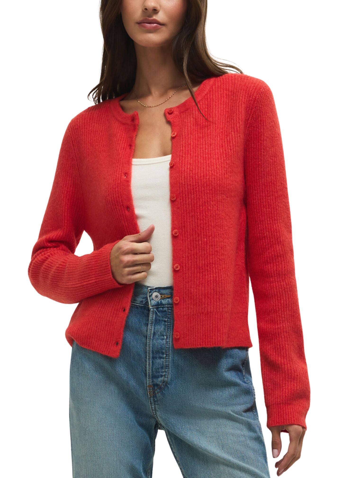 Medina Rib Cardigan-Sweaters-Uniquities
