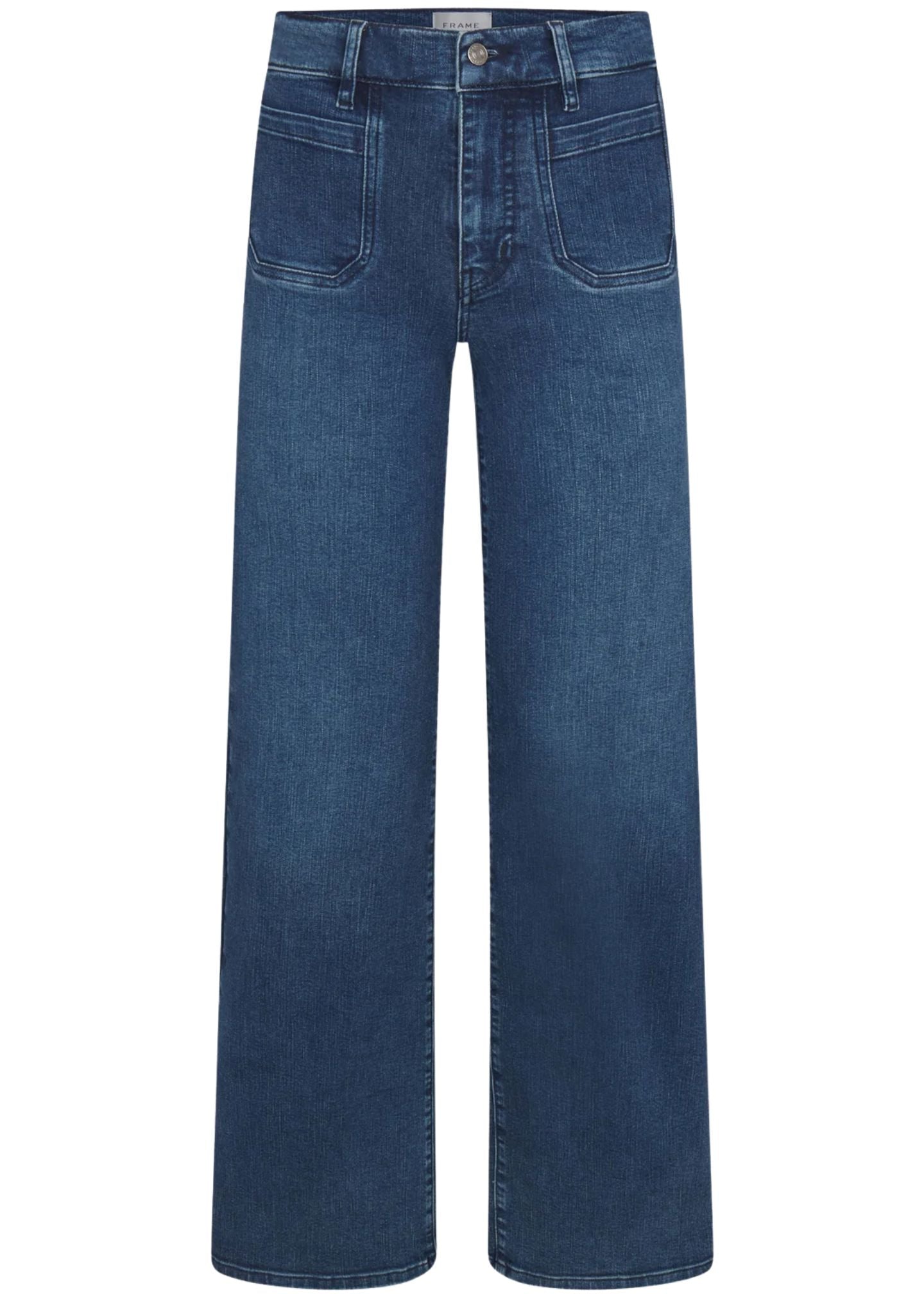 Le Slim Palazzo Modernist Pocket Jeans-Denim-Uniquities