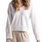 Luxe Cotton Blend Boxy V-Sweaters-Uniquities