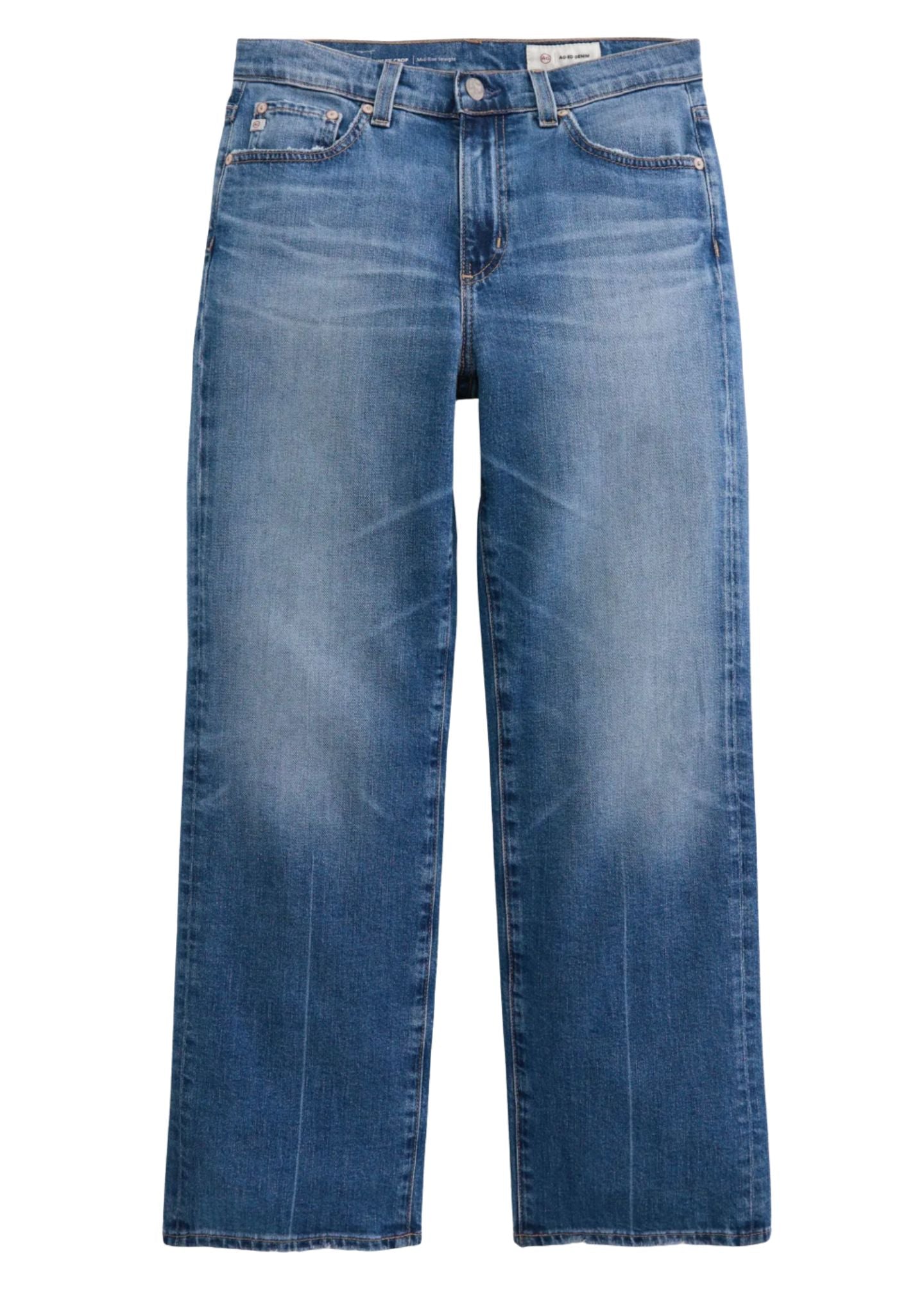 Brinley Crop Jeans-Denim-Uniquities
