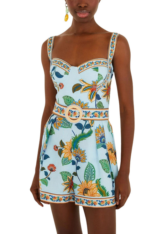 Floral Delhi Romper Jumpsuits & Rompers FARM Rio 