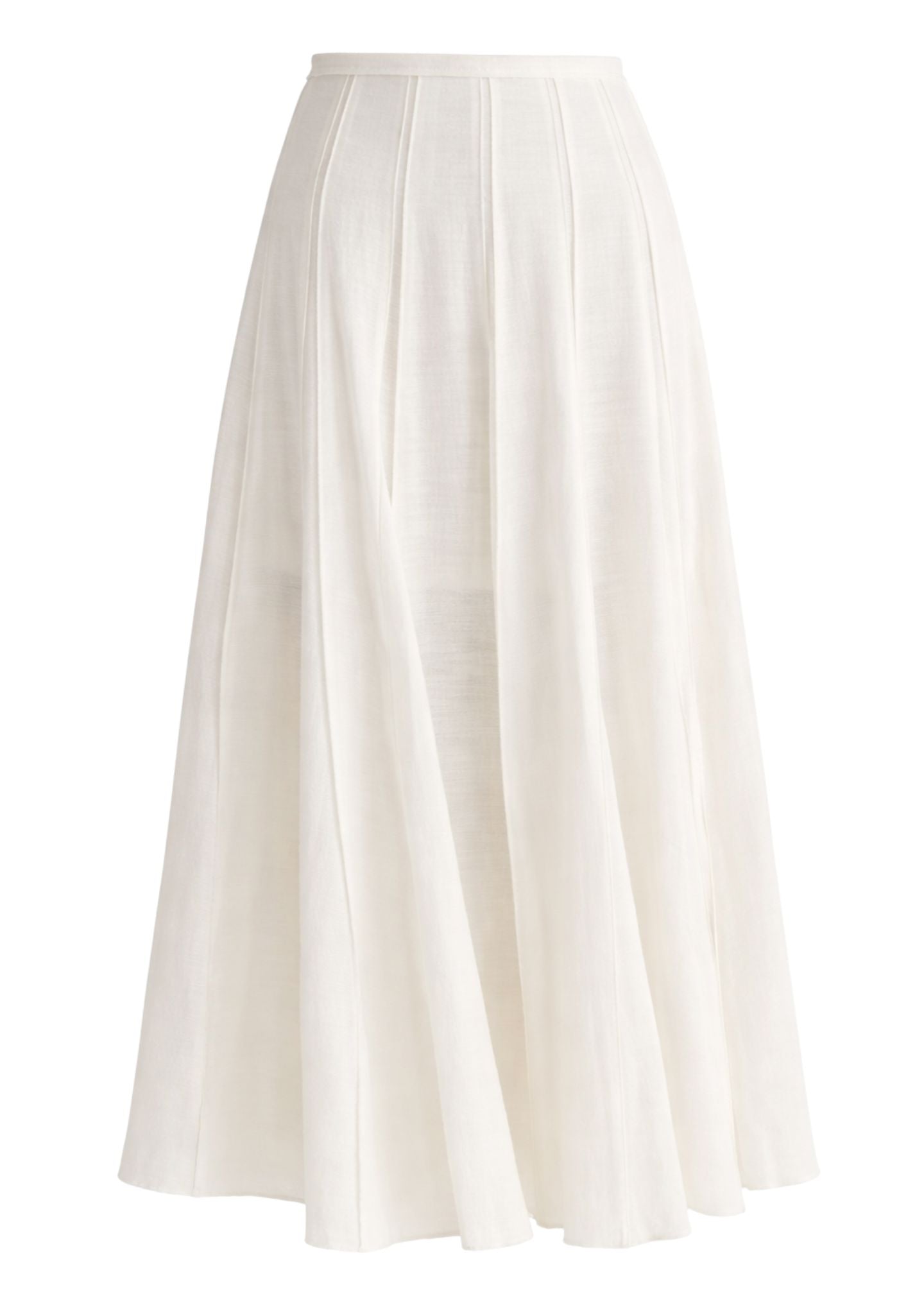 Elsie Pleated Seam Skirt-Bottoms-Uniquities