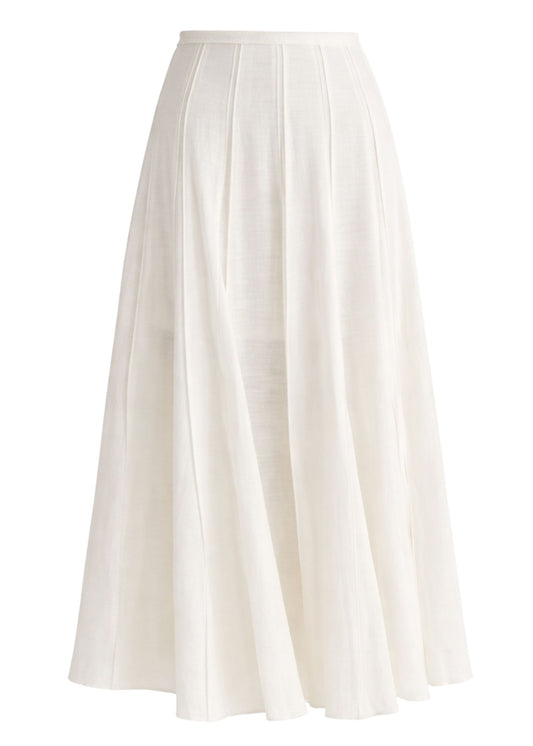 Elsie Pleated Seam Skirt-Bottoms-Uniquities