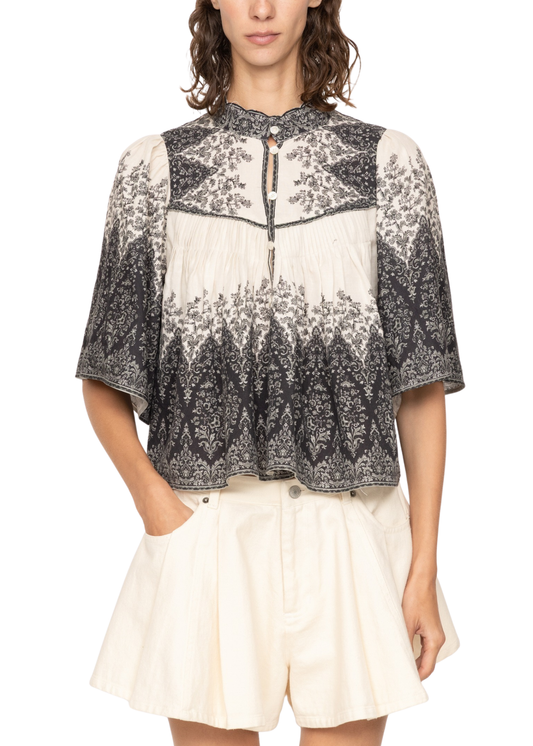 Hedra Print Blouse
