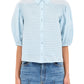 Cordelia Short Sleeve Button Up Top-Tops/Blouses-Uniquities