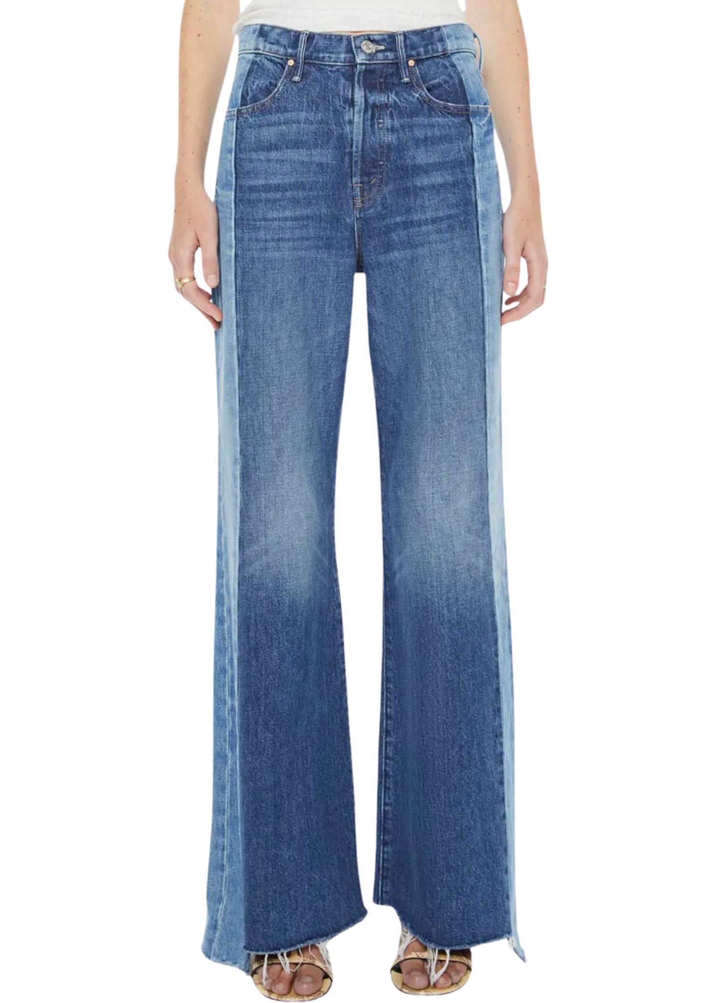 The Tux Sidestepper Sneak Fray Jeans-Denim-Uniquities
