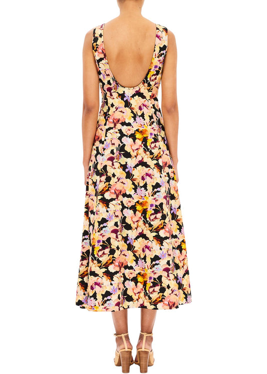 Georgia Cotton Midi Dress-Dresses-Uniquities