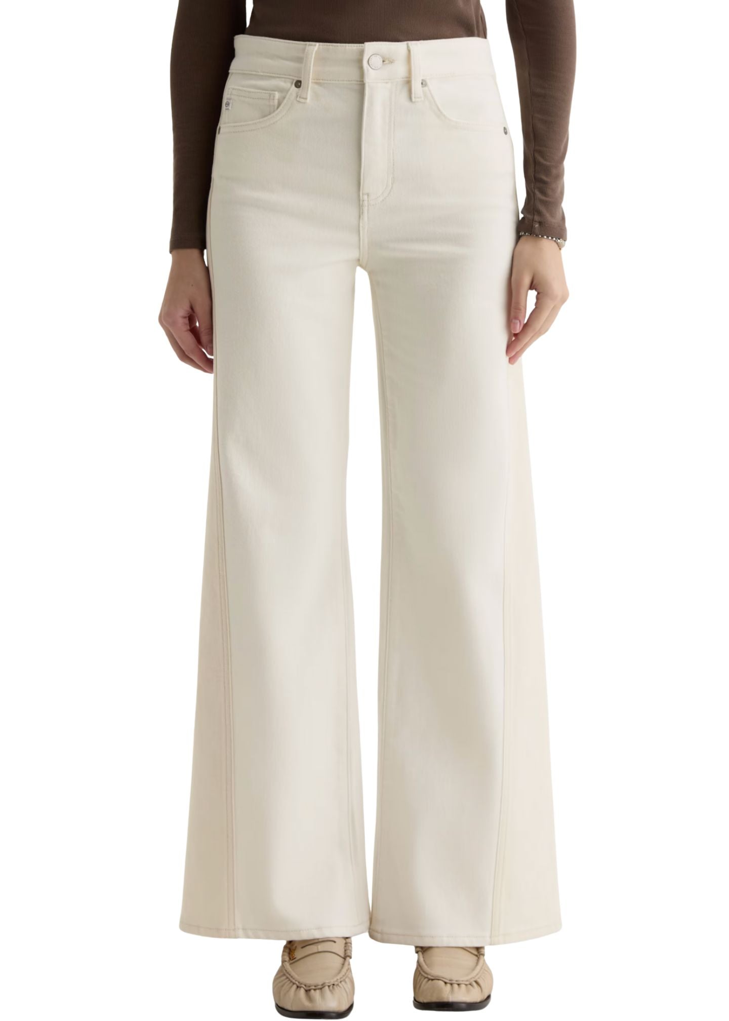 Saige Wide Leg Jeans-Denim-Uniquities