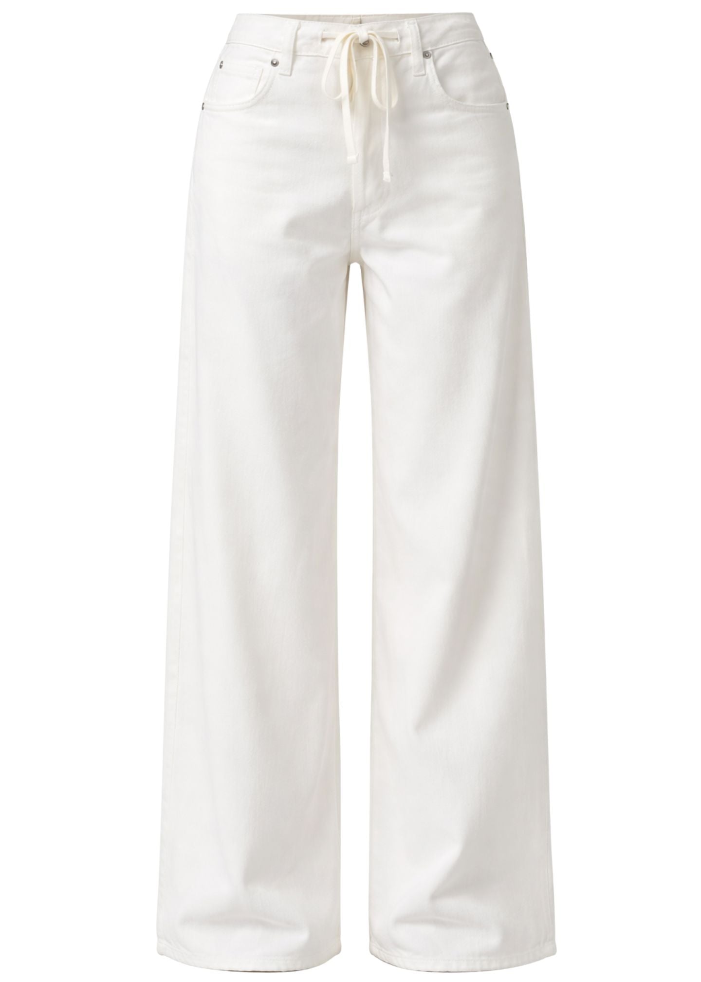 Brynn Drawstring Trouser-Denim-Uniquities