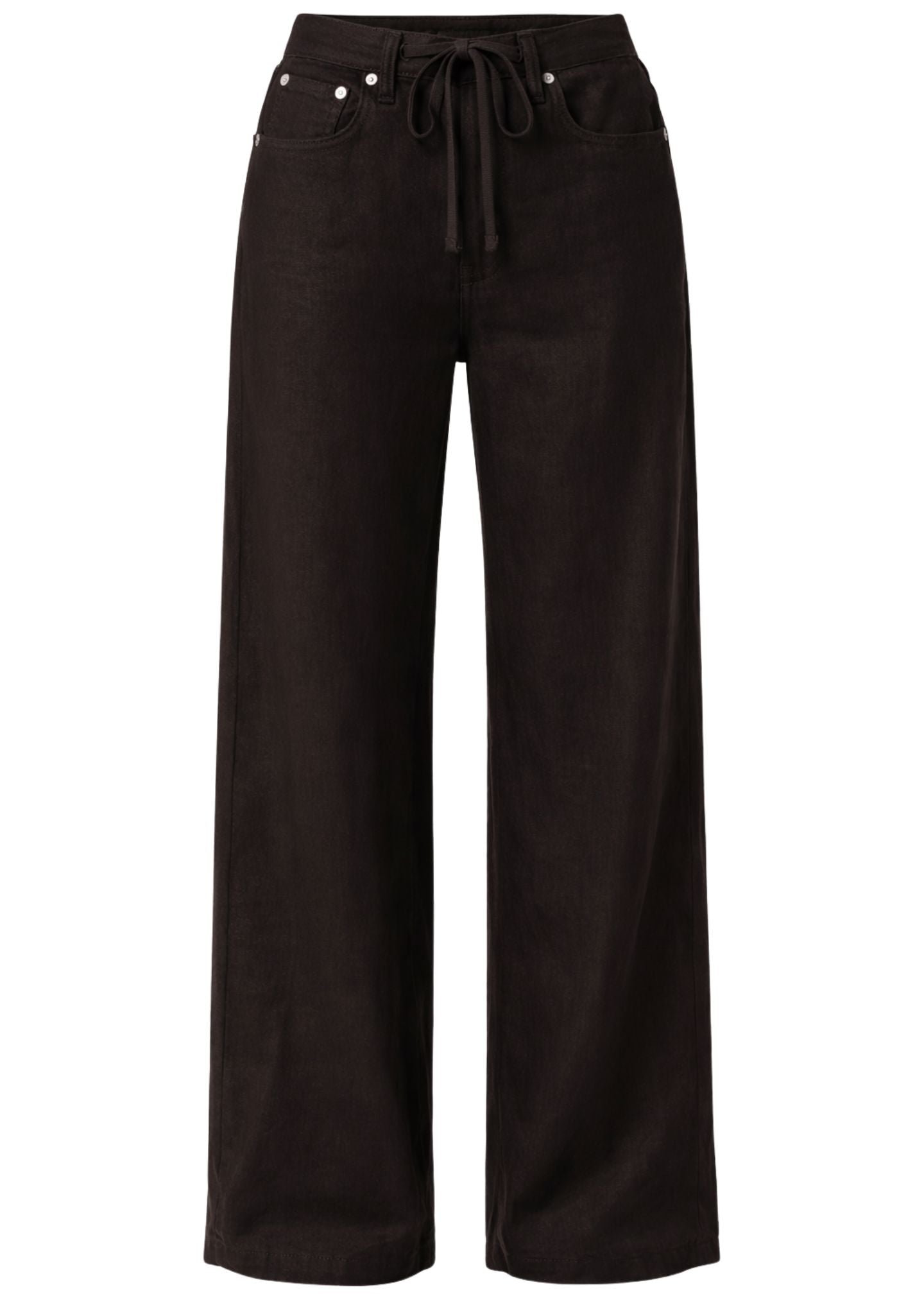 Brynn Linen Trousers-Denim-Uniquities