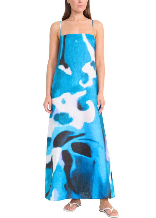 Laura Linen Dress-Dresses-Uniquities