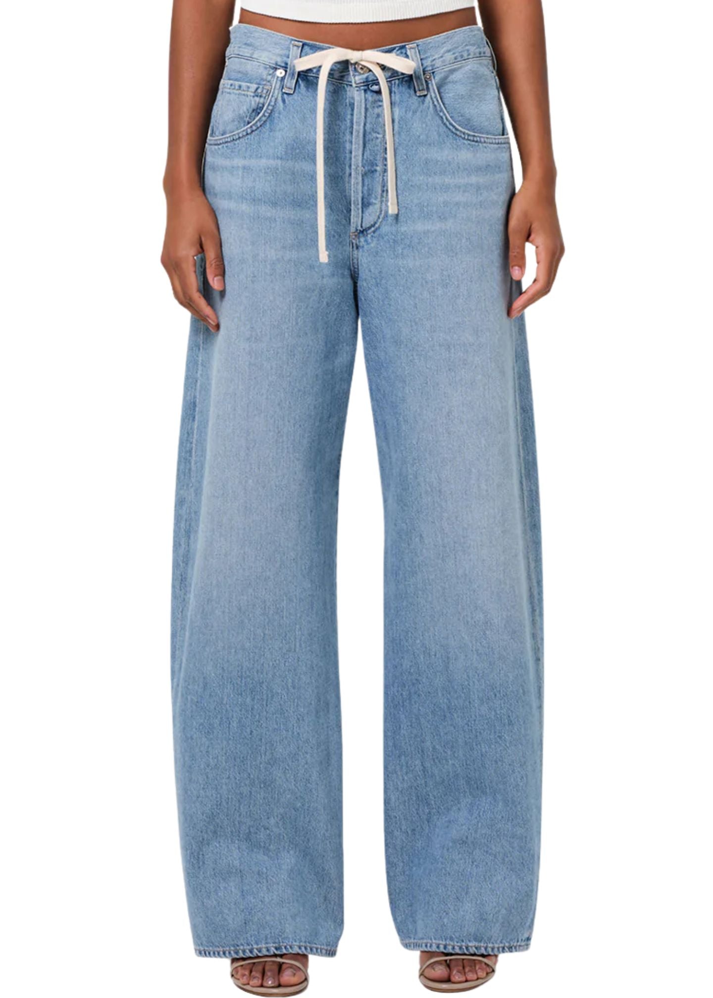 Petite Brynn Trouser-Denim-Uniquities
